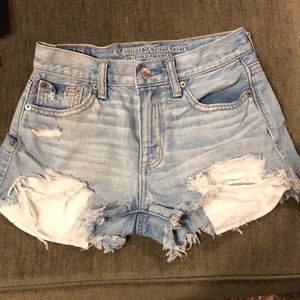 Denim shorts